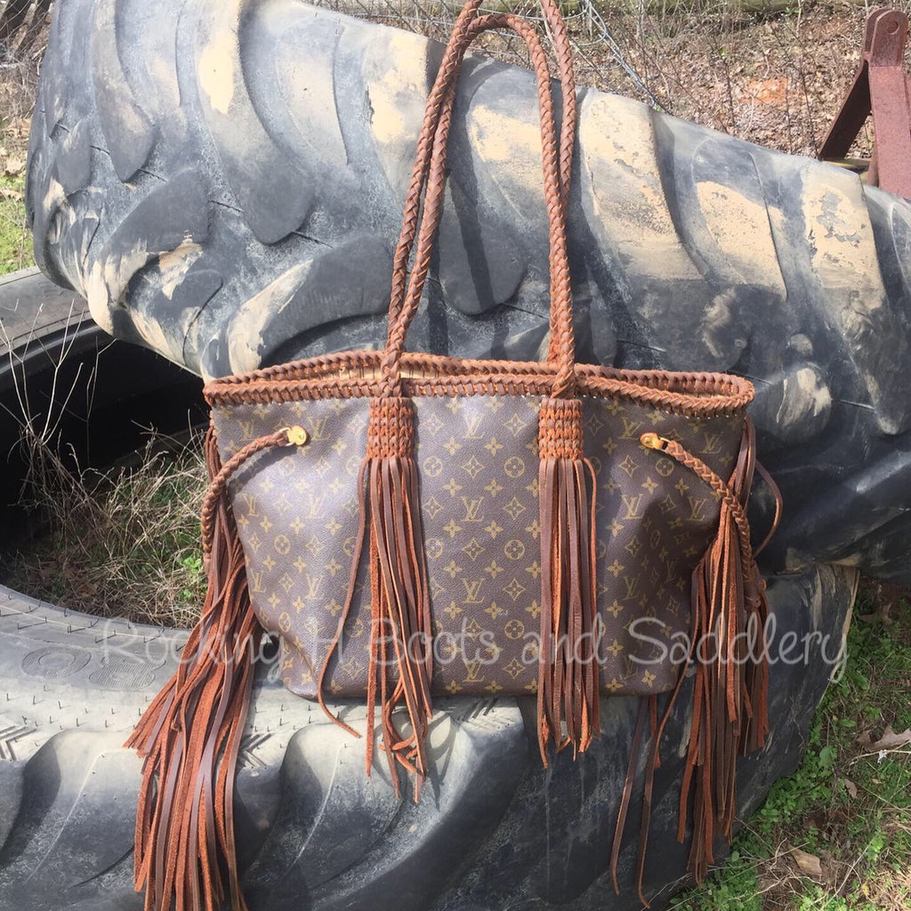 Fringed Louis Vuitton Neverfull GM